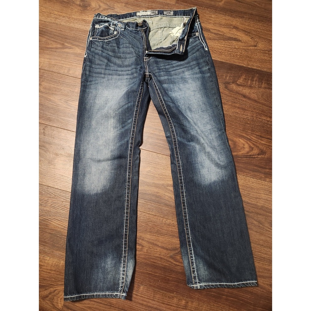 Buckle Men’s Bootcut Jeans in Faded Indigo